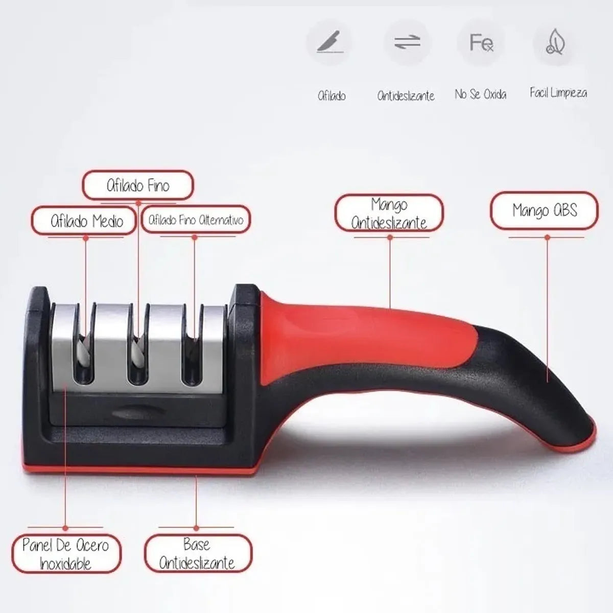 Afilador de Cuchillos de Cocina Imagen secundaria del producto