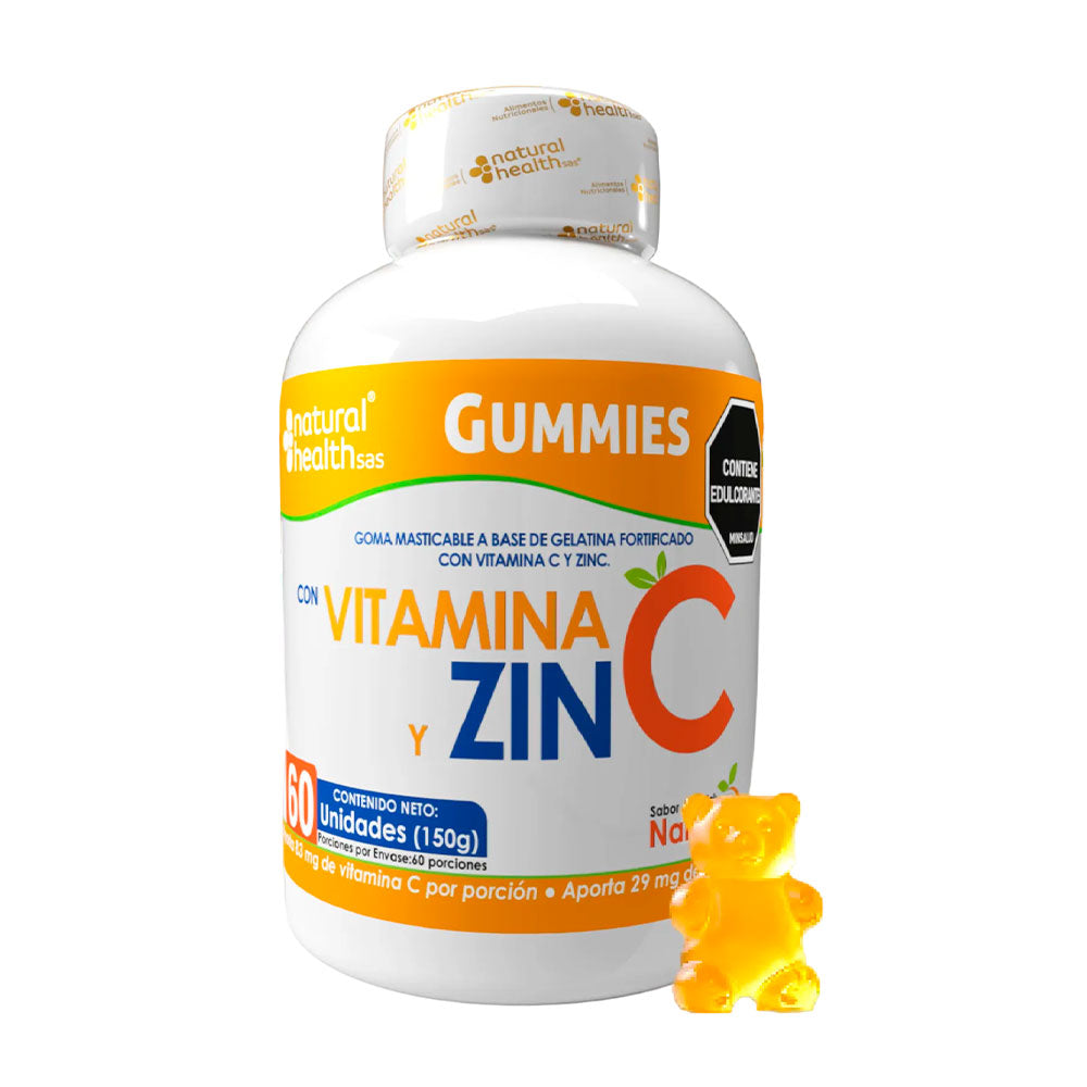 Gomitas con Vitamina C y Zinc para Defensas Imagen principal del producto