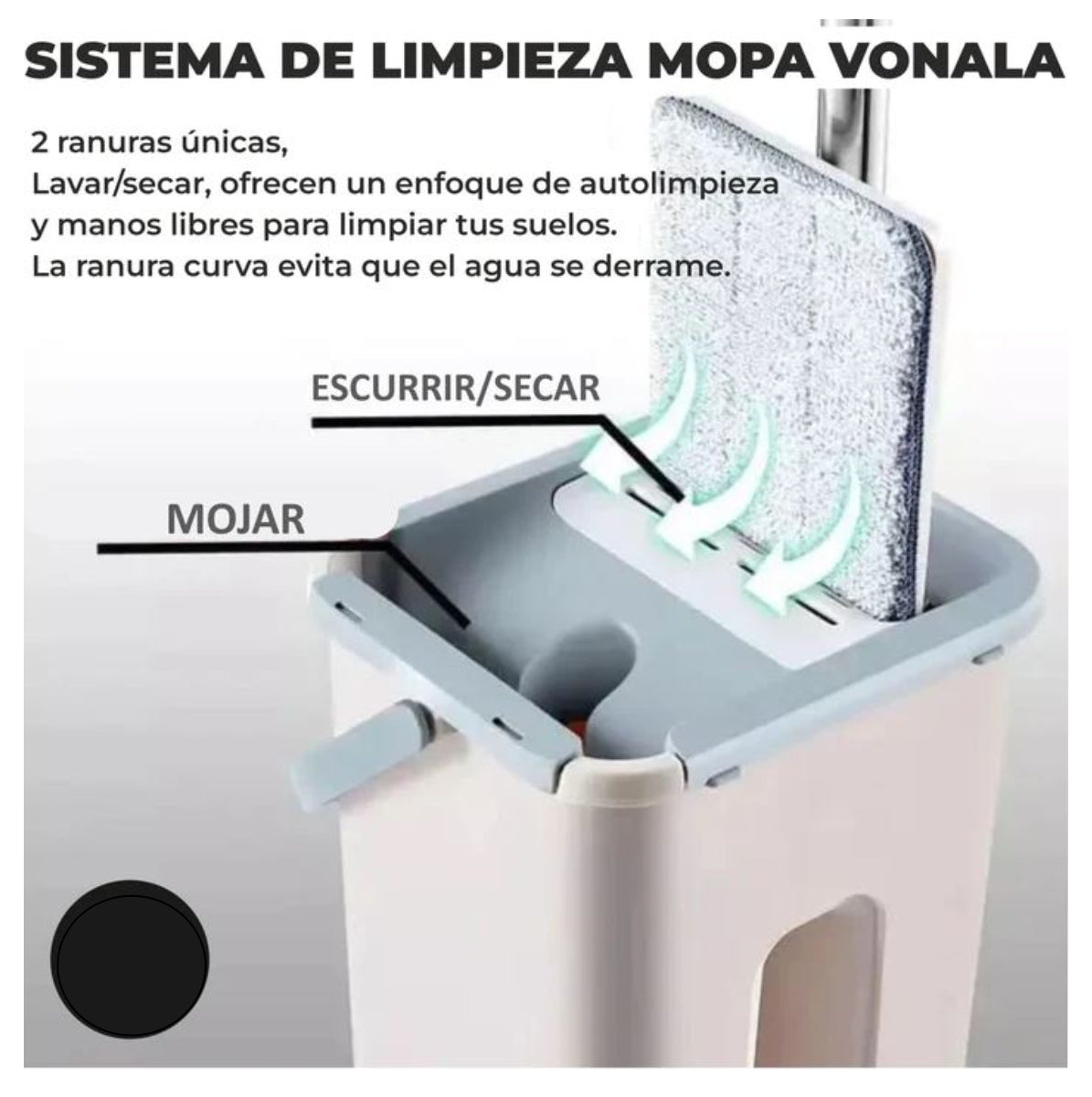Trapero mopa plano cubo escurridor
